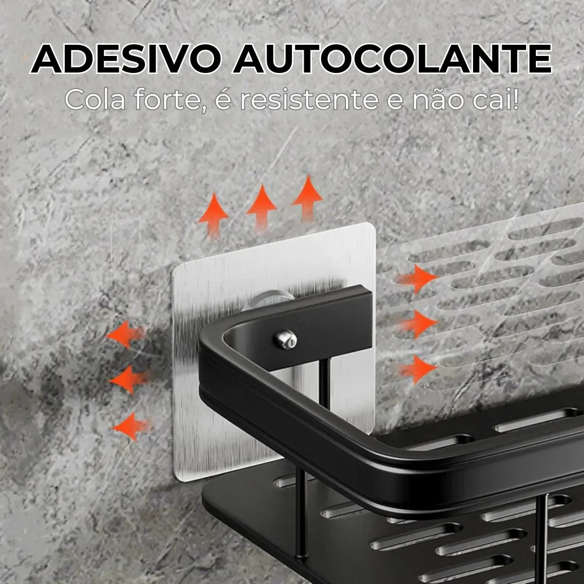 VitaAlu - Suporte Organizador Alumínio + Kit Adesivos ProFix™ de Brinde! [FRETE GRÁTIS]