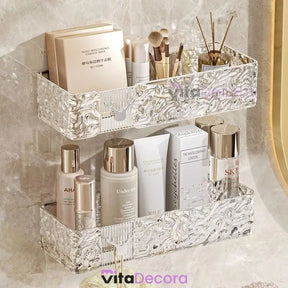 VitaCril - Suporte Organizador Acrílico + Kit Adesivos ProFix™ [FRETE GRÁTIS]