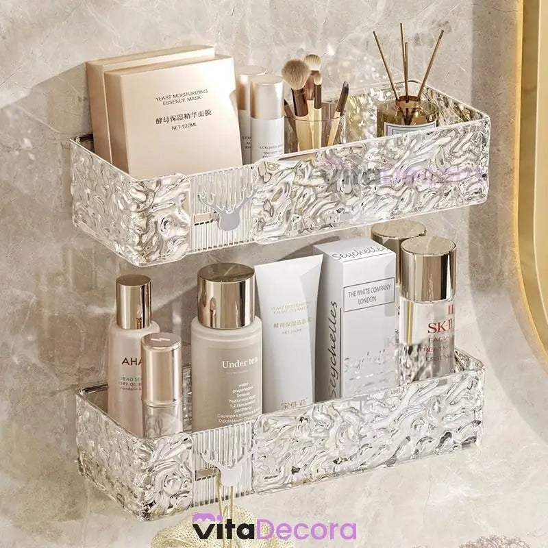 VitaCril - Suporte Organizador Acrílico + Kit Adesivos ProFix™ [FRETE GRÁTIS]