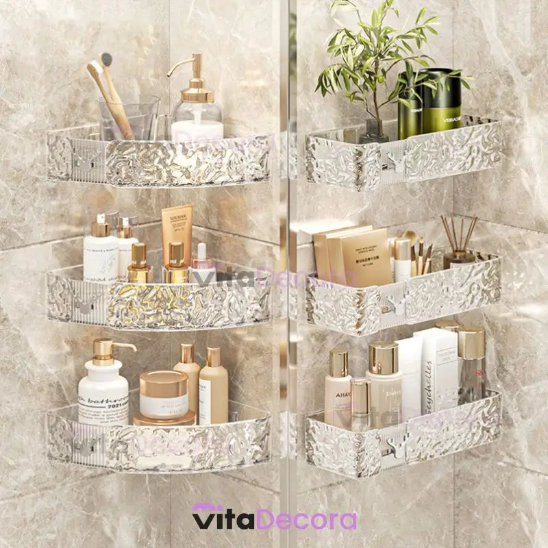 VitaCril - Suporte Organizador Acrílico + Kit Adesivos ProFix™ [FRETE GRÁTIS]