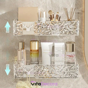 VitaCril - Suporte Organizador Acrílico + Kit Adesivos ProFix™ [FRETE GRÁTIS]