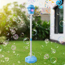 Máquina automática de bolhas, suporte de altura ajustável, bláster automático de bolhas para diversão, presentes para rapazes e raparigas, adultos, aniversário, casamento, festa ao ar livre, brinquedo, fabricado na China