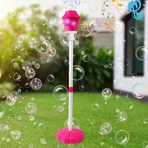 Máquina automática de bolhas, suporte de altura ajustável, bláster automático de bolhas para diversão, presentes para rapazes e raparigas, adultos, aniversário, casamento, festa ao ar livre, brinquedo, fabricado na China